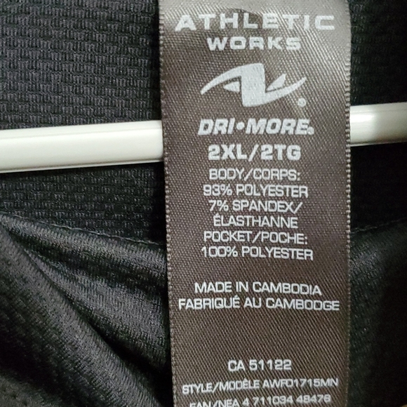 NWT Athletic Work Scuba Hoody Popover 2XL/2TG - Picture 9 of 9